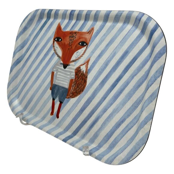 Donna Wilson Fox Stripes Artist Mini Trinket Desk Tray Melamine Made Belgium - Picture 9 of 12